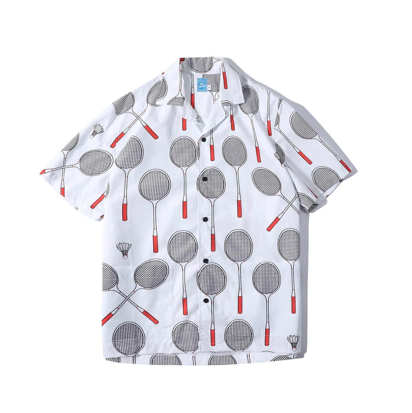 GOC retro sports poplin shirt jacket - badminton