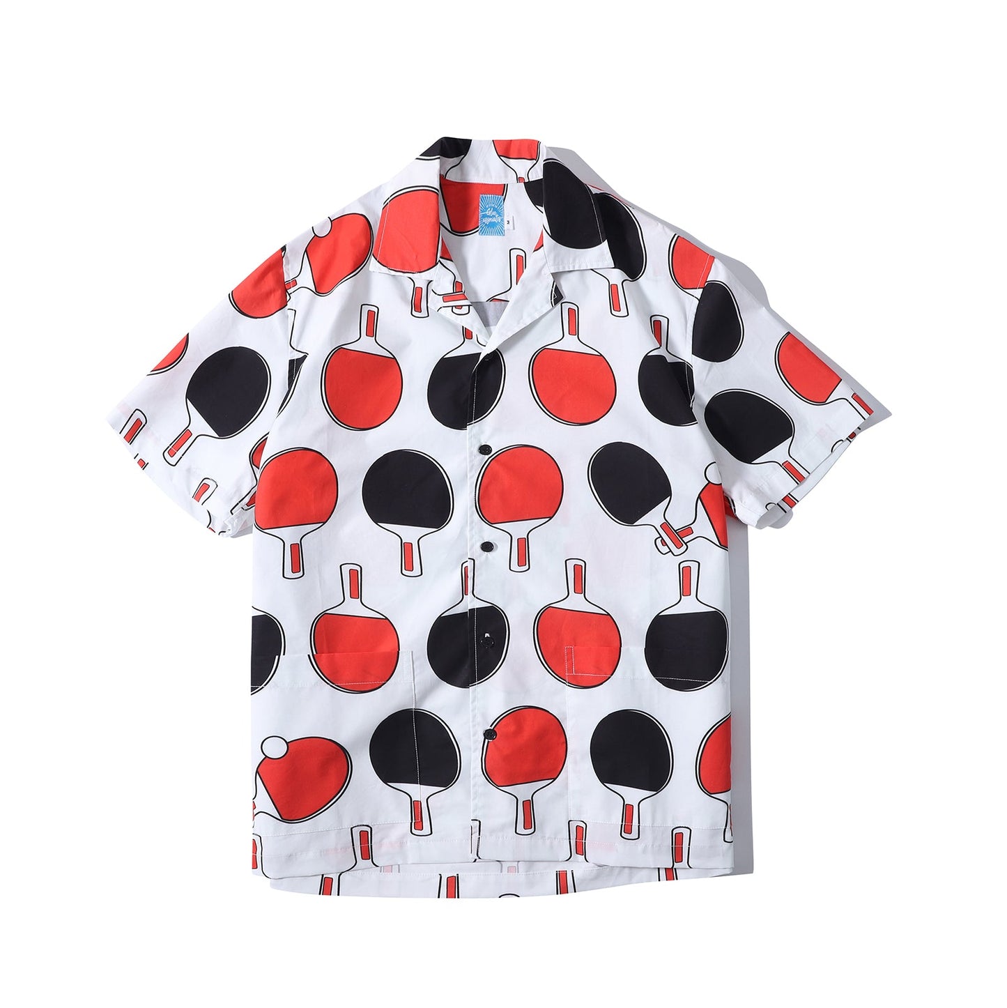 GOC retro sports poplin shirt jacket - ping pong