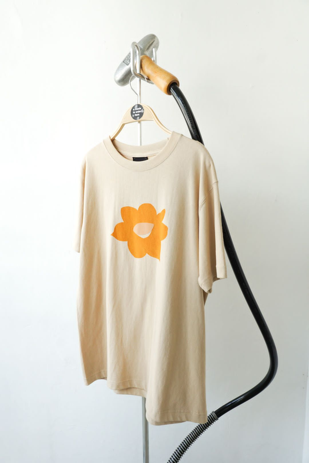 [Made to Order] GOC US Cotton seamless mud yellow daffodil T-shirt